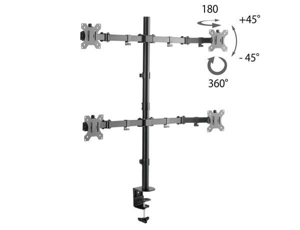 4面モニターデスクマウントSDM-N84